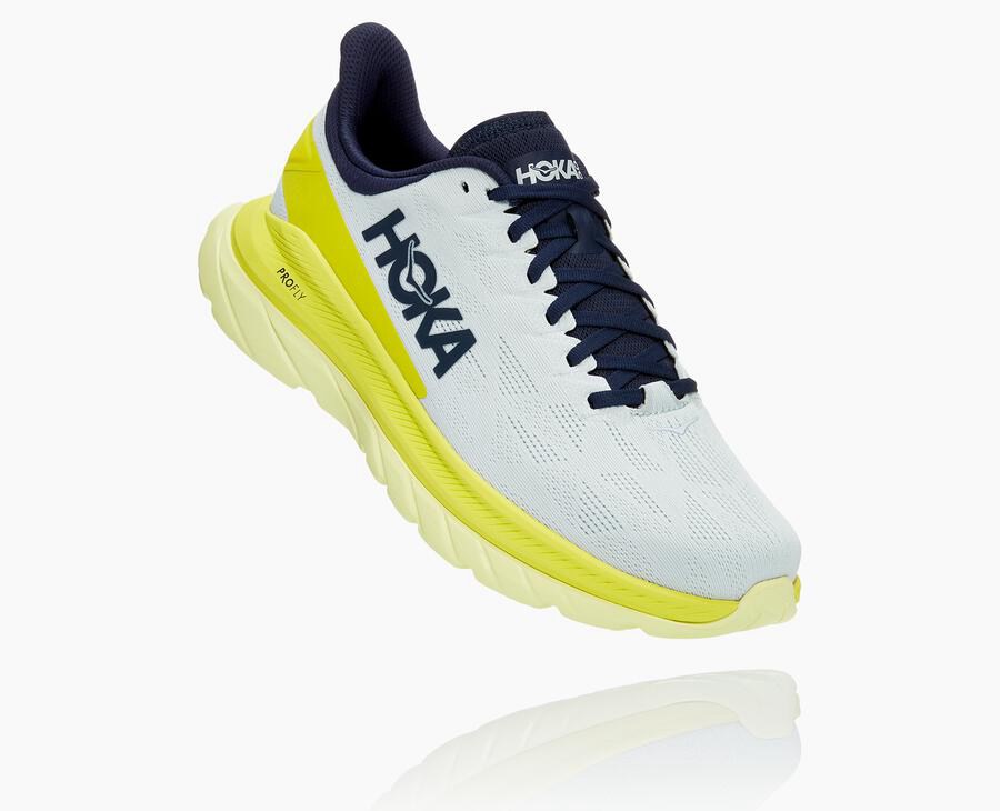 Hoka One One Tenisky Panske Biele - Mach 4 - 53017-AFIO